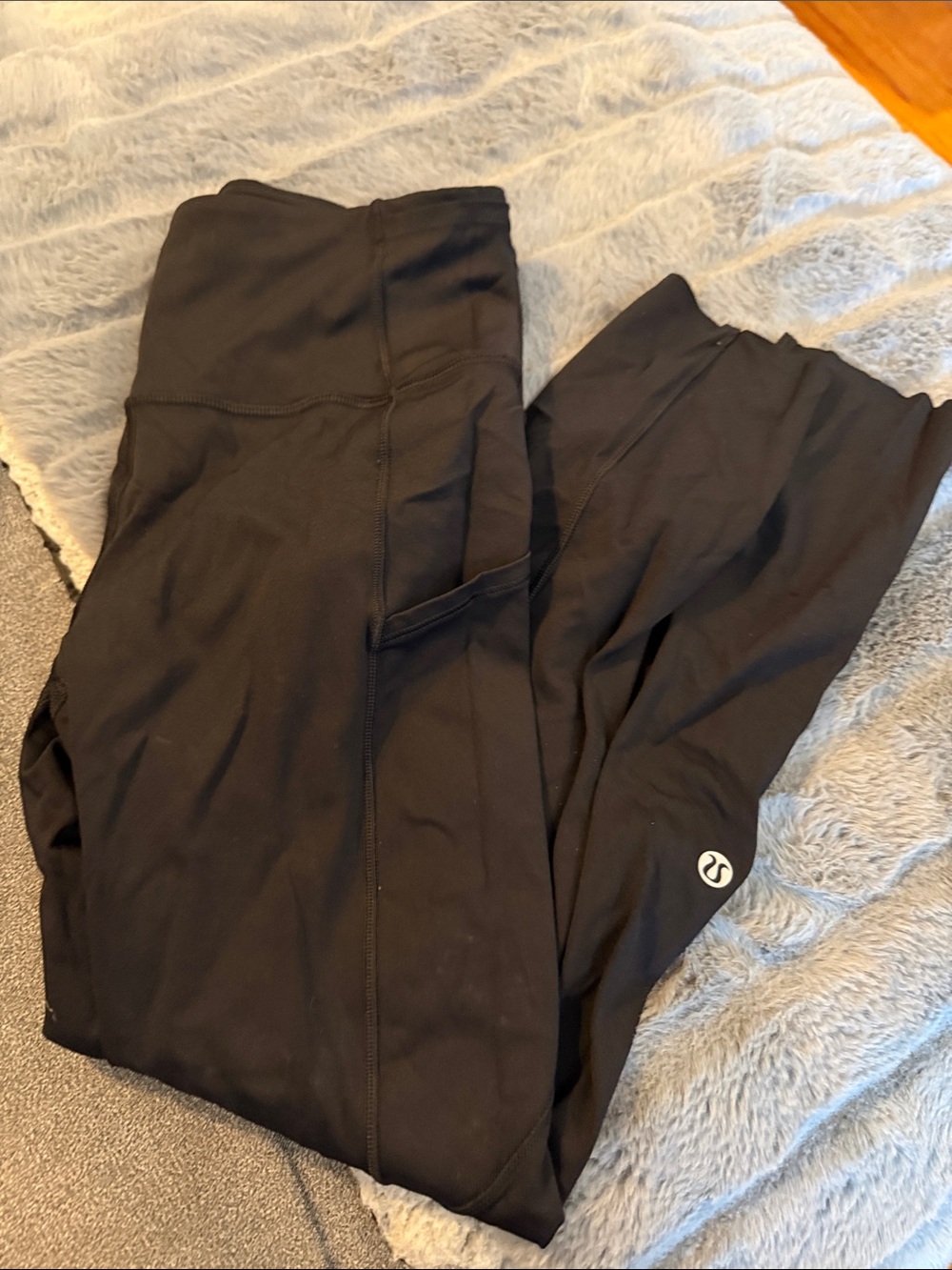 lululemon athletica Black High-Rise Leggings with Side Pocket